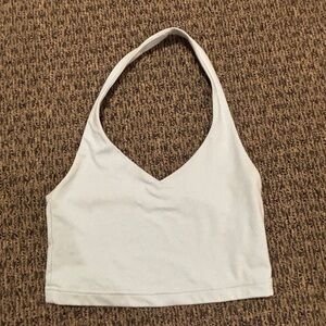 Chic blue Halter Crop Top